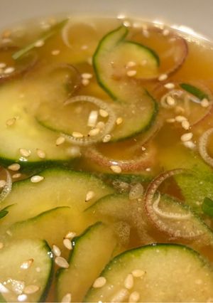 胡瓜の薬味たっぷり冷製スープ-レシピのメイン写真