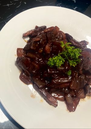 工程少ない鶏もも肉赤ワイン煮込み-レシピのメイン写真