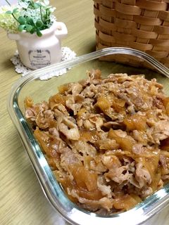 簡単!作り置きに☆豚こまと大根の焼肉炒め-レシピのメイン写真