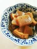 時短！厚揚げ 大根 蒟蒻の煮物