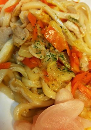 娘っこ大好物焼きうどん-レシピのメイン写真