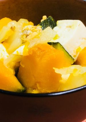 あさりとかぼちゃの煮物-レシピのメイン写真