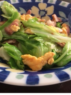 ご飯がすすむベーコンと卵の炒め物-レシピのメイン写真