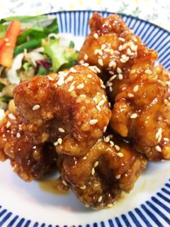 給食のレシピ とり肉のてりかけ-レシピのメイン写真