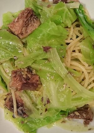 サヴァ缶とキャベツの簡単パスタ-レシピのメイン写真