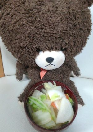 白菜とニンジンと大根の味噌汁-レシピのメイン写真
