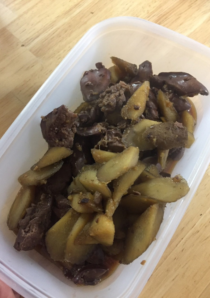 レバーとごぼうの生姜煮-レシピのメイン写真