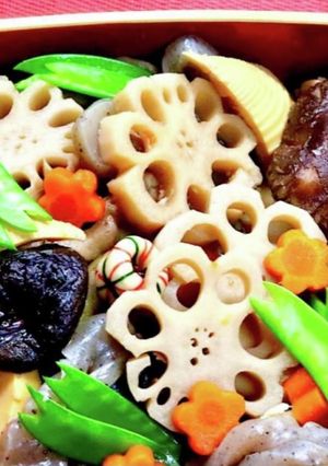 お煮しめ☆一つの鍋で簡単に！-レシピのメイン写真