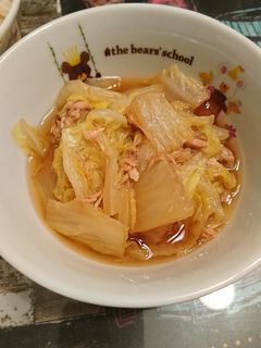簡単 白菜とシーチキン煮 食欲ない時にも-レシピのメイン写真
