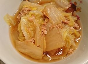 簡単 白菜とシーチキン煮　食欲ない時にも-レシピのメイン写真