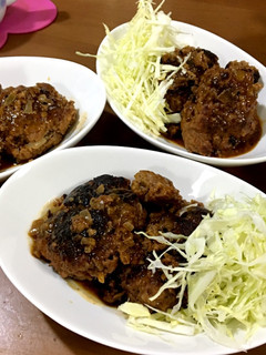 煮込みハンバーグ-レシピのメイン写真