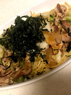 炙り海苔とシンプルなバター醤油パスタ-レシピのメイン写真