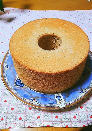 ふわふわ♪黒糖シフォンケーキ-レシピのメイン写真