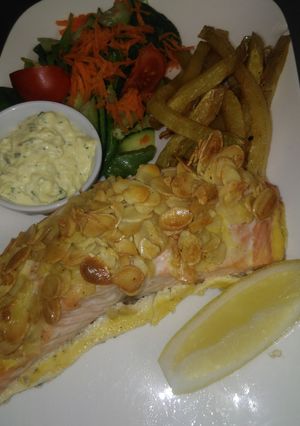サーモンのアーモンド焼き-レシピのメイン写真