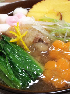 小松菜と豚肉のみぞれ雑煮-レシピのメイン写真