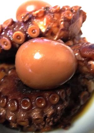 簡単絶品・茹で蛸とウズラ卵の柔らか煮-レシピのメイン写真