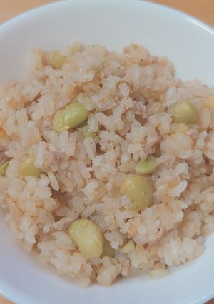 干し芋とひき肉の炊き込みご飯-レシピのメイン写真