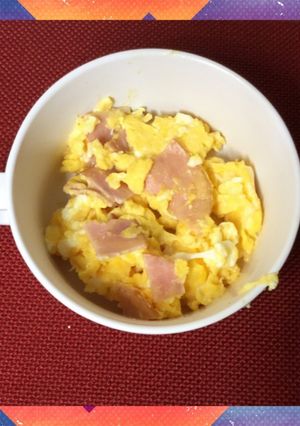 フライパンで簡単5分で美味しい朝ごはん！-レシピのメイン写真