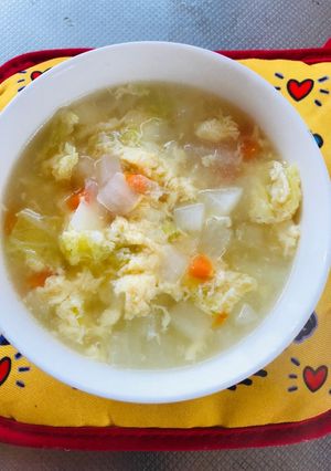 野菜嫌いの子供が食べる野菜スープ-レシピのメイン写真
