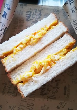 【マヨネーズ不使用】ヘルシータマゴサンド-レシピのメイン写真