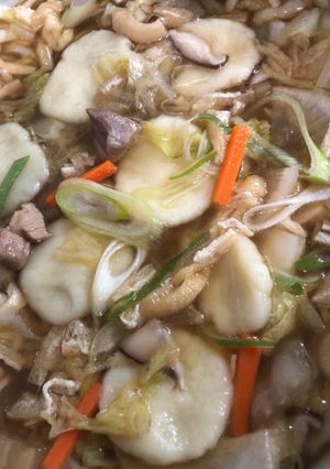 1歳チビだ〜い好きな給食風手作りすいとん-レシピのメイン写真