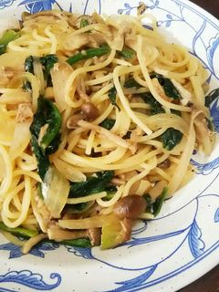 具がたっぷり、きのことツナの和風パスタ。-レシピのメイン写真