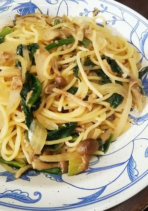 具がたっぷり、きのことツナの和風パスタ。-レシピのメイン写真