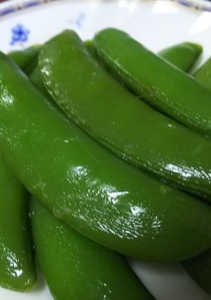 簡単絶品・スナップエンドウの白だし煮-レシピのメイン写真