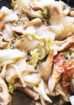 簡単味しみ☆白菜と竹輪のポン酢煮-レシピのメイン写真