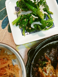 ちぢみほうれん草としらす和え-レシピのメイン写真