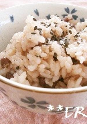 お餅で簡単！お鍋で作る赤飯～♪♪-レシピのメイン写真