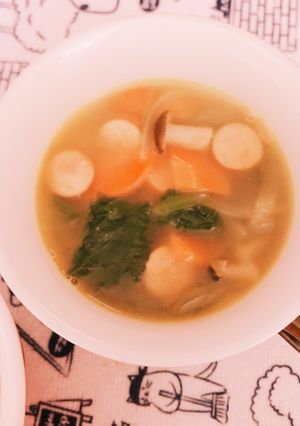簡単★カレー風味スープ-レシピのメイン写真
