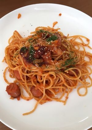 トマトソースパスタ-レシピのメイン写真