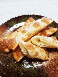 ☆餃子の皮で♪蒸し大豆チーズスティック☆-レシピのメイン写真