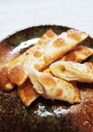 ☆餃子の皮で♪蒸し大豆チーズスティック☆-レシピのメイン写真