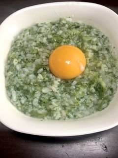 蟹と青のりのお粥。〜韓国の朝食〜-レシピのメイン写真