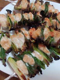ささみとねぎの焼き鳥-レシピのメイン写真