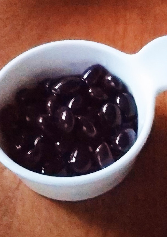 炊飯器で甘さ控えめ黒豆煮☆お節や箸休めに-レシピのメイン写真