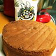 すいとんの粉を使ったスポンジケーキ