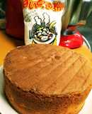 すいとんの粉を使ったスポンジケーキ