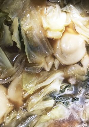 超簡単牛もつ鍋水餃子入り-レシピのメイン写真