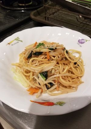 ミーゴレン風　こんにゃくパスタ-レシピのメイン写真