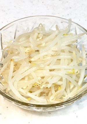 簡単☆食材１つ時短30秒☆酢もやしサラダ-レシピのメイン写真