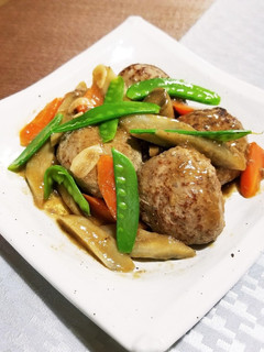 和風煮込みハンバーグ-レシピのメイン写真