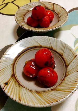 プチトマトの赤みそ焼き♪あともう1品に♡-レシピのメイン写真