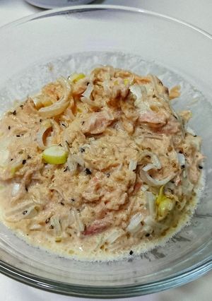 ツナ缶とネギの簡単つまみ-レシピのメイン写真