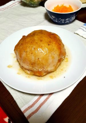ローストチキンきのこ詰め　白ワインソース-レシピのメイン写真