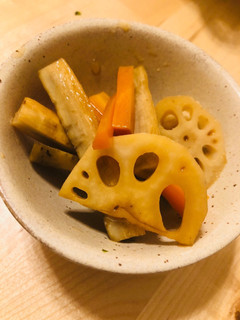 根菜のレモン醤油漬け QC 簡単おつまみ-レシピのメイン写真