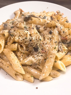 マッシュルームの濃厚クリームパスタ-レシピのメイン写真