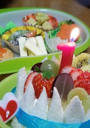 1歳 バースデーケーキ-レシピのメイン写真
